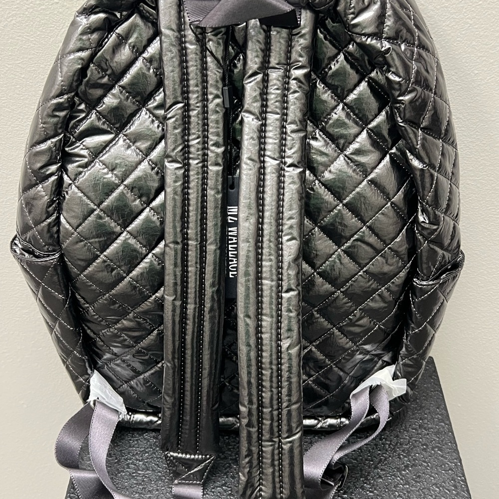 NEW MZ Wallace City Backpack in Anthracite Metallic - Picture 2 of 6